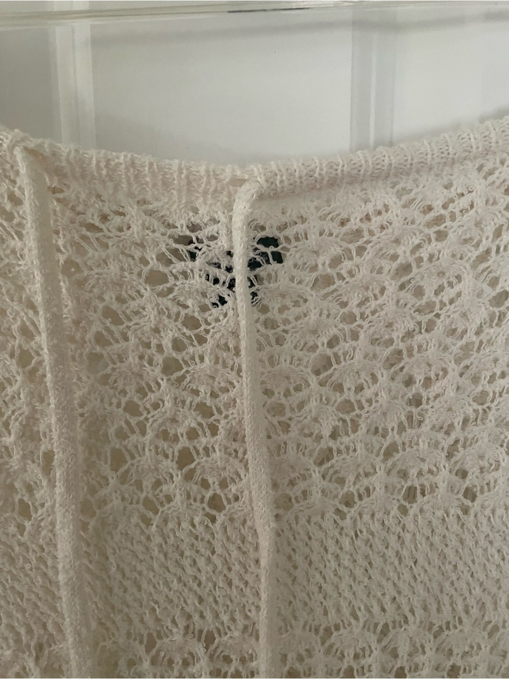 wild fable Cream Crochet Swim Cover-Up skirt